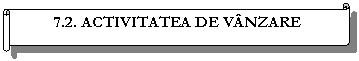 Horizontal Scroll: 7.2. ACTIVITATEA DE VANZARE 