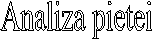 Analiza pietei