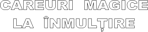 CAREURI MAGICE
LA NMULIRE