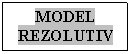 Text Box: MODEL
REZOLUTIV
