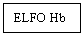 Text Box: ELFO Hb