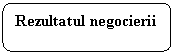 Rounded Rectangle: Rezultatul negocierii