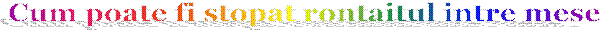 Cum poate fi stopat rontaitul intre mese