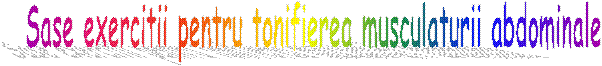 Sase exercitii pentru tonifierea musculaturii abdominale
