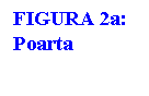 Text Box: FIGURA 2a: 
Poarta
