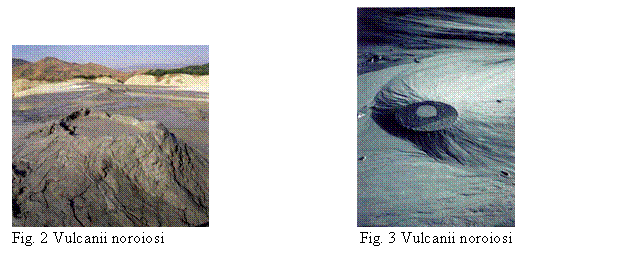 Text Box: 
Fig. 2 Vulcanii noroiosi Fig. 3 Vulcanii noroiosi
