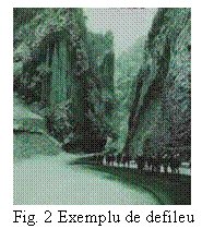 Text Box:  
Fig. 2 Exemplu de defileu
