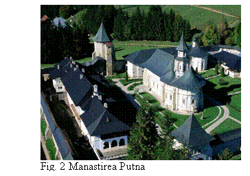 Text Box: 
Fig. 2 Manastirea Putna
